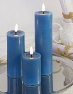 wax candle with led